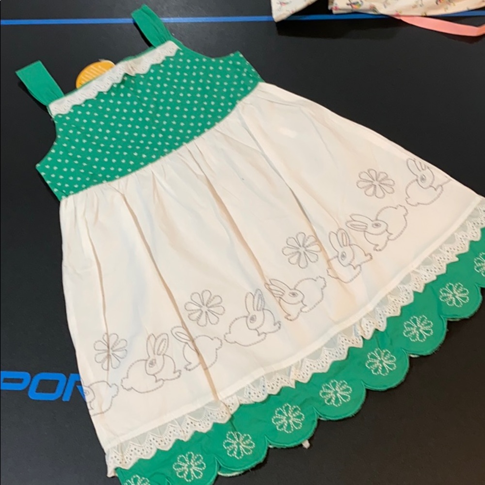 Powell Craft England bunny dress 6-7